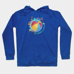 Summer is Coming Sunny Vacation Beach Traveling Water Sport Hoodie